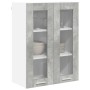 Mueble colgante con puerta Riga Gris Concreto 60 x 31 x 80 cm en Armarios de cocina | Comprar online en Foru.es