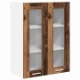 Mueble colgante con puerta Riga Madera vieja 60 x 31 x 80 cm en Armarios de cocina | Comprar online en Foru.es