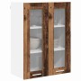 Mueble colgante con puerta Riga Madera vieja 60 x 31 x 80 cm en Armarios de cocina | Comprar online en Foru.es