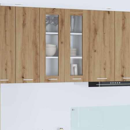 Mueble colgante con puerta Riga Roble artesanal 60 x 31 x 80 cm en Armarios de cocina | Comprar online en Foru.es