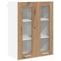 Mueble colgante con puerta Riga Roble artesanal 60 x 31 x 80 cm en Armarios de cocina | Comprar online en Foru.es
