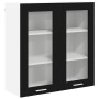 Mueble colgante con puerta Riga Roble Negro 80 x 31 x 80 cm en Armarios de cocina | Comprar online en Foru.es