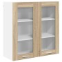 Mueble colgante con puerta Riga Roble Sonoma 80 x 31 x 80 cm en Armarios de cocina | Comprar online en Foru.es