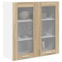 Mueble colgante con puerta Riga Roble Sonoma 80 x 31 x 80 cm en Armarios de cocina | Comprar online en Foru.es