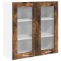 Mueble colgante con puerta Riga Roble ahumado 80 x 31 x 80 cm en Armarios de cocina | Comprar online en Foru.es