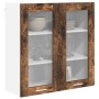 Mueble colgante con puerta Riga Roble ahumado 80 x 31 x 80 cm en Armarios de cocina | Comprar online en Foru.es