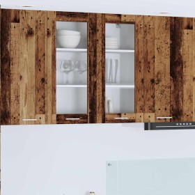 Mueble colgante con puerta Riga Madera vieja 80 x 31 x 80 cm en Armarios de cocina | Comprar online en Foru.es