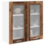 Mueble colgante con puerta Riga Madera vieja 80 x 31 x 80 cm en Armarios de cocina | Comprar online en Foru.es