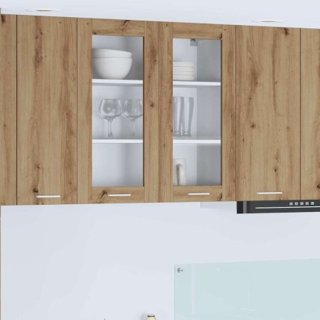 Mueble colgante con puerta Riga Roble artesanal 80 x 31 x 80 cm en Armarios de cocina | Comprar online en Foru.es