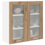 Mueble colgante con puerta Riga Roble artesanal 80 x 31 x 80 cm en Armarios de cocina | Comprar online en Foru.es