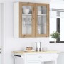 Mueble colgante con puerta Riga Roble artesanal 80 x 31 x 80 cm en Armarios de cocina | Comprar online en Foru.es