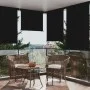 Toldo lateral de balcón negro 122x250 cm de vidaXL, Sombrillas - Ref: Foro24-317844, Precio: 72,59 €, Descuento: %