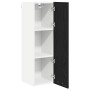Mueble colgante con puerta Riga Roble Negro 30 x 31 x 100 cm en Armarios de cocina | Comprar online en Foru.es