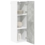 Mueble colgante con puerta Riga Gris Concreto 30 x 31 x 100 cm en Armarios de cocina | Comprar online en Foru.es