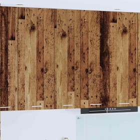 Mueble colgante con puerta Riga Madera vieja 30 x 31 x 100 cm en Armarios de cocina | Comprar online en Foru.es