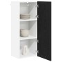 Mueble colgante con puerta Riga Roble Negro 40 x 31 x 100 cm en Armarios de cocina | Comprar online en Foru.es