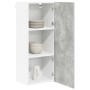 Mueble colgante con puerta Riga Gris Concreto 40 x 31 x 100 cm en Armarios de cocina | Comprar online en Foru.es
