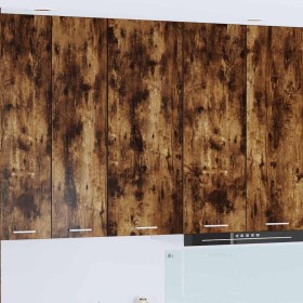 Mueble colgante con puerta Riga Roble ahumado 40 x 31 x 100 cm en Armarios de cocina | Comprar online en Foru.es