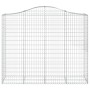 Cestas gaviones 10 uds forma de arco hierro 200x50x160/180 cm de vidaXL, Maceteros y jardineras - Ref: Foro24-3145711, Precio...