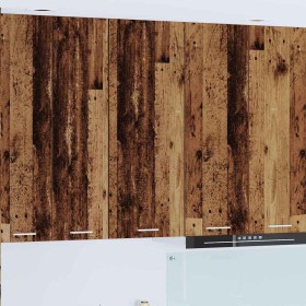 Mueble colgante con puerta Riga Madera vieja 40 x 31 x 100 cm en Armarios de cocina | Comprar online en Foru.es