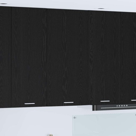 Mueble colgante con puerta Riga Roble Negro y 50 x 31 x 100 cm en Armarios de cocina | Comprar online en Foru.es