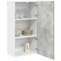 Mueble colgante Riga Gris Concreto y 50 x 31 x 100 cm en Armarios de cocina | Comprar online en Foru.es