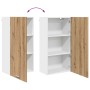 Mueble colgante Riga Roble Artesano y 50 x 31 x 100 cm en Armarios de cocina | Comprar online en Foru.es
