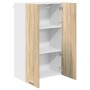 Mueble colgante con puerta Riga Roble Sonoma 60 x 31 x 100 cm en Armarios de cocina | Comprar online en Foru.es