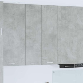 Mueble colgante con puerta Riga Gris Concreto 60 x 31 x 100 cm en Armarios de cocina | Comprar online en Foru.es