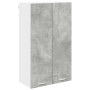 Mueble colgante con puerta Riga Gris Concreto 60 x 31 x 100 cm en Armarios de cocina | Comprar online en Foru.es