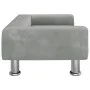 Sofá para niños de terciopelo gris claro 70x45x26,5 cm de vidaXL, Mobiliario para bebés y niños pequeños - Ref: Foro24-319633...
