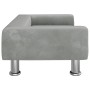 Sofá para niños de terciopelo gris claro 70x45x26,5 cm de vidaXL, Mobiliario para bebés y niños pequeños - Ref: Foro24-319633...