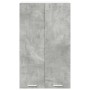 Mueble colgante con puerta Riga Gris Concreto 60 x 31 x 100 cm en Armarios de cocina | Comprar online en Foru.es