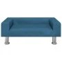 Sofá para niños de terciopelo azul 70x45x26,5 cm de vidaXL, Mobiliario para bebés y niños pequeños - Ref: Foro24-3196329, Pre...