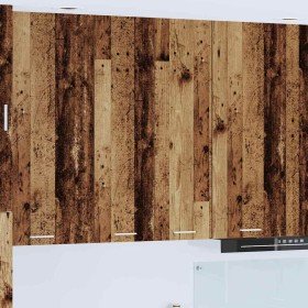 Mueble colgante con puerta Riga Madera vieja 60 x 31 x 100 cm en Armarios de cocina | Comprar online en Foru.es