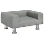 Sofá para niños de terciopelo gris claro 50x40x26,5 cm de vidaXL, Mobiliario para bebés y niños pequeños - Ref: Foro24-319633...