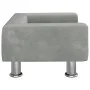 Sofá para niños de terciopelo gris claro 50x40x26,5 cm de vidaXL, Mobiliario para bebés y niños pequeños - Ref: Foro24-319633...