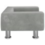 Sofá para niños de terciopelo gris claro 50x40x26,5 cm de vidaXL, Mobiliario para bebés y niños pequeños - Ref: Foro24-319633...