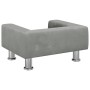 Sofá para niños de terciopelo gris claro 50x40x26,5 cm de vidaXL, Mobiliario para bebés y niños pequeños - Ref: Foro24-319633...