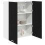 Mueble colgante con puerta Riga Roble Negro 80 x 31 x 100 cm en Armarios de cocina | Comprar online en Foru.es