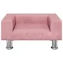 Sofá para niños de terciopelo rosa 50x40x26,5 cm de vidaXL, Mobiliario para bebés y niños pequeños - Ref: Foro24-3196339, Pre...
