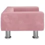 Sofá para niños de terciopelo rosa 50x40x26,5 cm de vidaXL, Mobiliario para bebés y niños pequeños - Ref: Foro24-3196339, Pre...