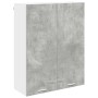 Mueble colgante con puerta Riga Gris Concreto 80 x 31 x 100 cm en Armarios de cocina | Comprar online en Foru.es