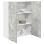 Mueble colgante con puerta Riga Gris Concreto 80 x 31 x 100 cm en Armarios de cocina | Comprar online en Foru.es