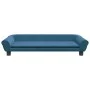 Sofá para niños de terciopelo azul 100x50x26 cm de vidaXL, Mobiliario para bebés y niños pequeños - Ref: Foro24-3196393, Prec...
