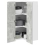 Mueble colgante Riga Gris Concreto y 57 x 57 x 100 cm en Armarios de cocina | Comprar online en Foru.es