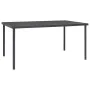 Juego de comedor para jardín 5 piezas acero y textilene negro de vidaXL, Conjuntos de jardín - Ref: Foro24-3200698, Precio: 3...