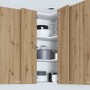 Mueble colgante Riga Roble Artesano y 57 x 57 x 100 cm en Armarios de cocina | Comprar online en Foru.es