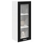 Mueble colgante con puerta Riga Roble Negro 40 x 31 x 100 cm en Armarios de cocina | Comprar online en Foru.es