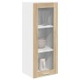 Mueble colgante con puerta Riga Roble Sonoma 40 x 31 x 100 cm en Armarios de cocina | Comprar online en Foru.es